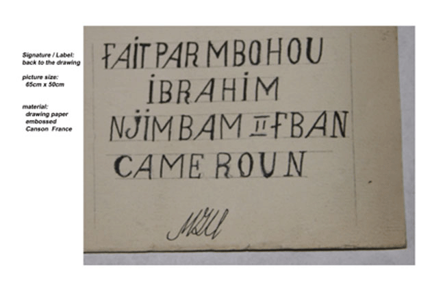 Bamun,Grafik-,Signatur